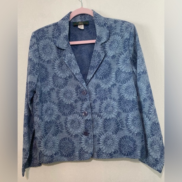 Vintage Orvis Blue Floral Jacket.Made in U.S.A. Size Small.Excellent Condition. - Picture 7 of 7